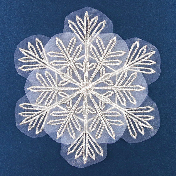 Sparkling Snowflake (Organza)