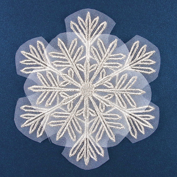 Sparkling Snowflake (Organza)