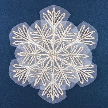 Sparkling Snowflake (Organza)