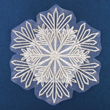 Glittering Snowflake (Organza)