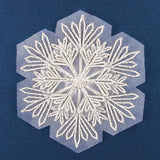 Glittering Snowflake (Organza)