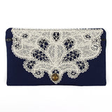 Elegant Lacy Lined Zipper Pouch (In-the-Hoop)