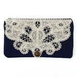 Elegant Lacy Lined Zipper Pouch (In-the-Hoop)
