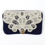 Elegant Lacy Lined Zipper Pouch (In-the-Hoop)