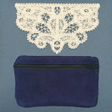 Elegant Lacy Lined Zipper Pouch (In-the-Hoop)