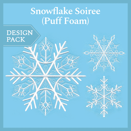 A Snowflake Soiree (Puff Foam) Design Pack