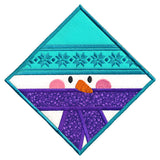 Snowman Trivet Ornament (In-the-Hoop)