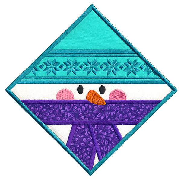 Snowman Trivet Ornament (In-the-Hoop)