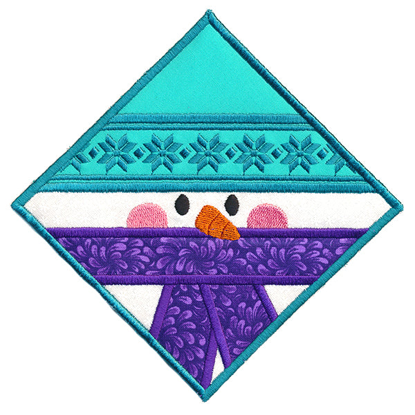 Snowman Trivet Ornament (In-the-Hoop)