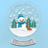 Snowman Scene Snowglobe (Organza)