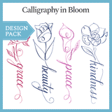 A Calligraphy in Bloom Design Pack