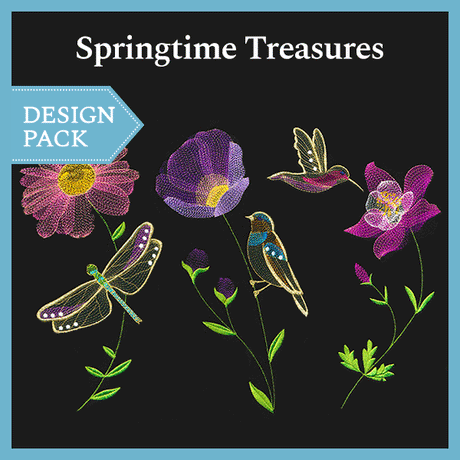 A Springtime Treasures Design Pack