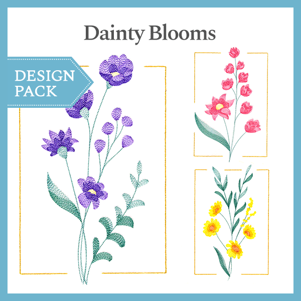 A Dainty Blooms Design Pack