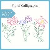 A Floral Calligraphy Design Pack