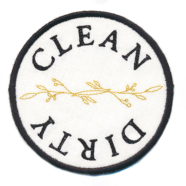 Clean or Dirty Dishes Magnet (In-the-Hoop)