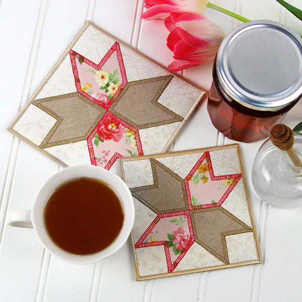 Eight-Point Star Trivet (In-the-Hoop)