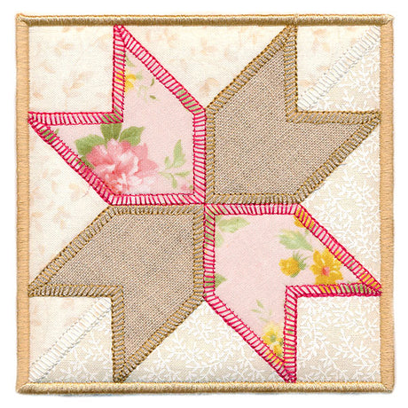 Eight-Point Star Trivet (In-the-Hoop)