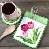 Truly Tulip Trivet (In-the-Hoop)
