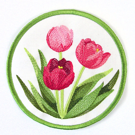 Truly Tulip Trivet (In-the-Hoop)