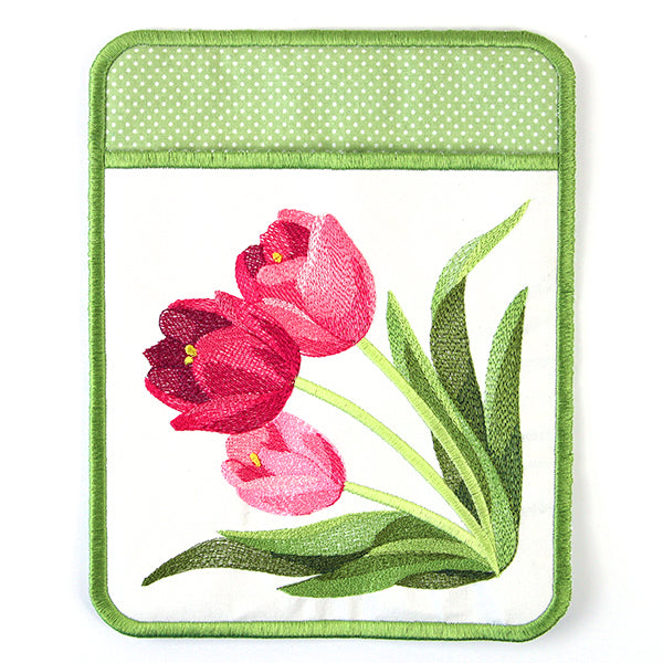 Truly Tulip Pot Holder (In-the-Hoop)