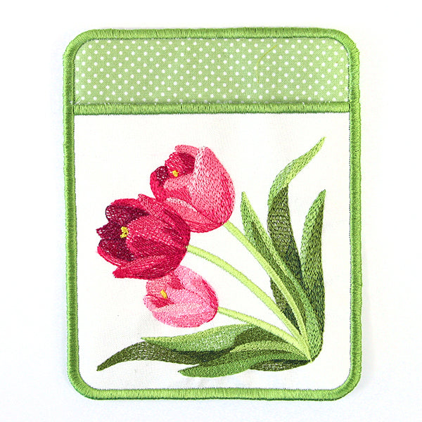 Truly Tulip Pot Holder (In-the-Hoop)