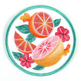 Citrus and Floral Trivet (In-the-Hoop)