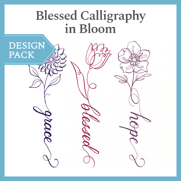 A Blessed Calligraphy in Bloom Design Pack