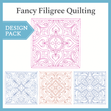 A Fancy Filigree Quilting Design Pack