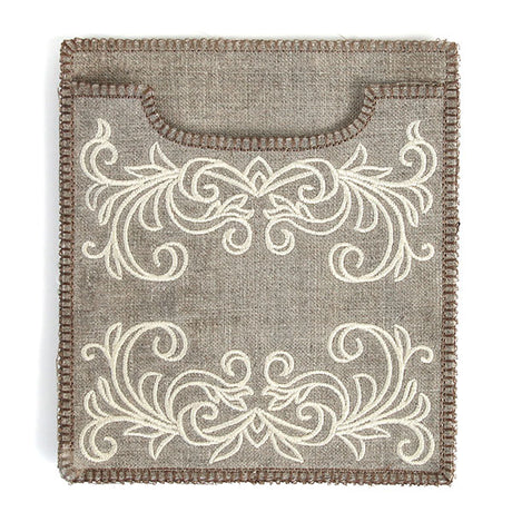 Elegant Swirls Silverware Holder (In-the-Hoop)