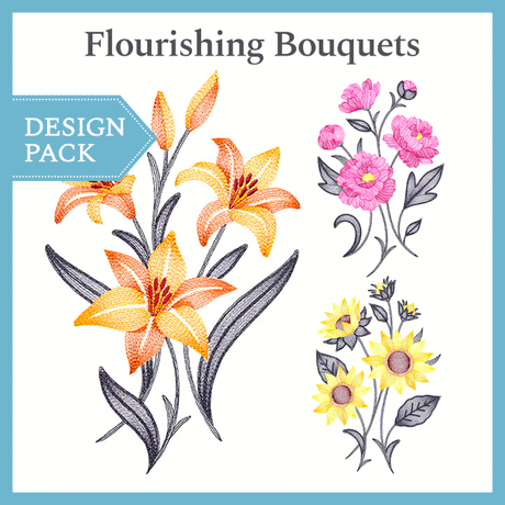 A Flourishing Bouquet Design Pack