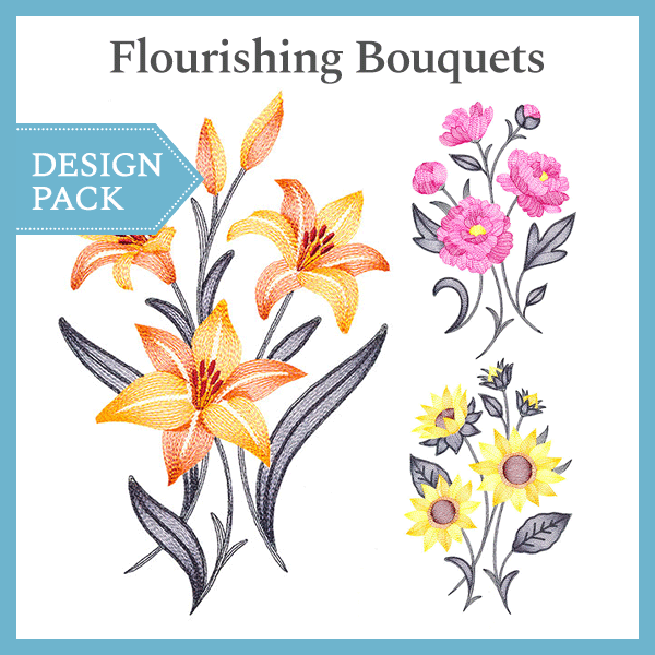 A Flourishing Bouquet Design Pack