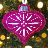 Jolly Christmas Ornament (In-the-Hoop)