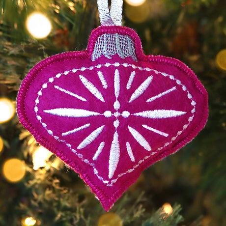 Jolly Christmas Ornament (In-the-Hoop)