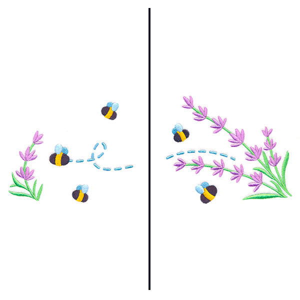 Buzzing Bees Mask Motif