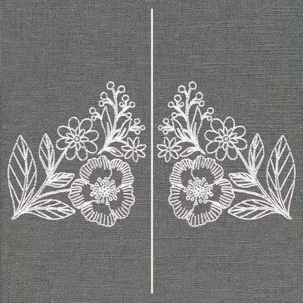 Sweet Blooms Mask Motif