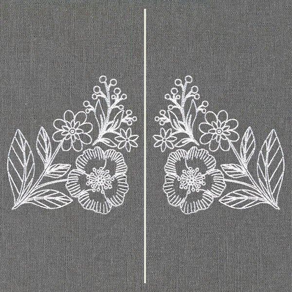 Sweet Blooms Mask Motif