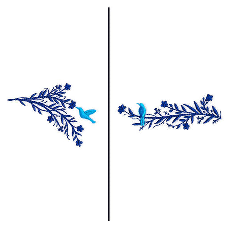 Dainty Birds Mask Motif