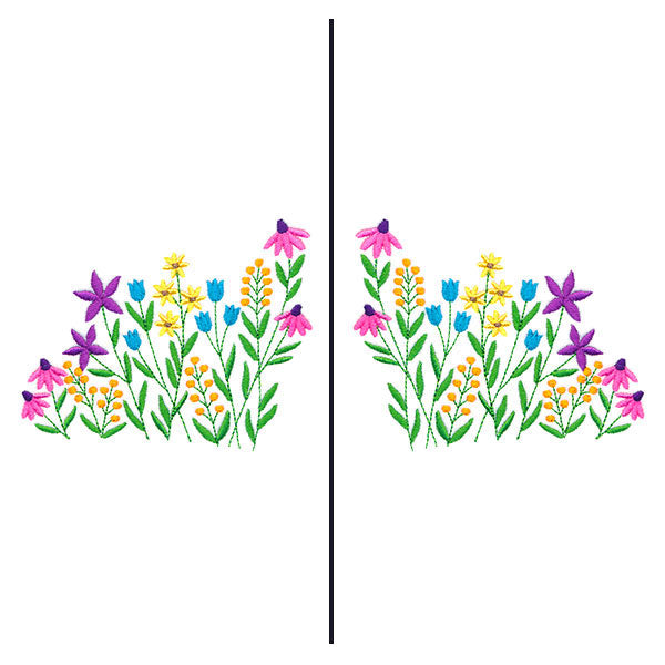 Wild Flourishes Mask Motif