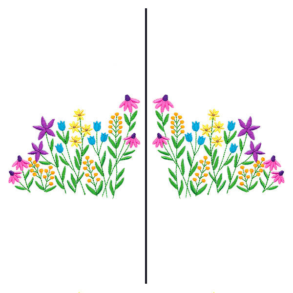 Wild Flourishes Mask Motif