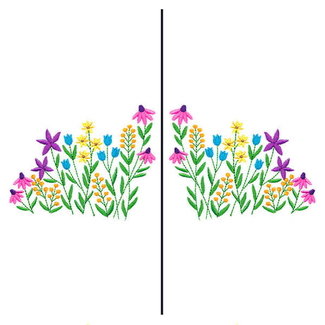 Wild Flourishes Mask Motif