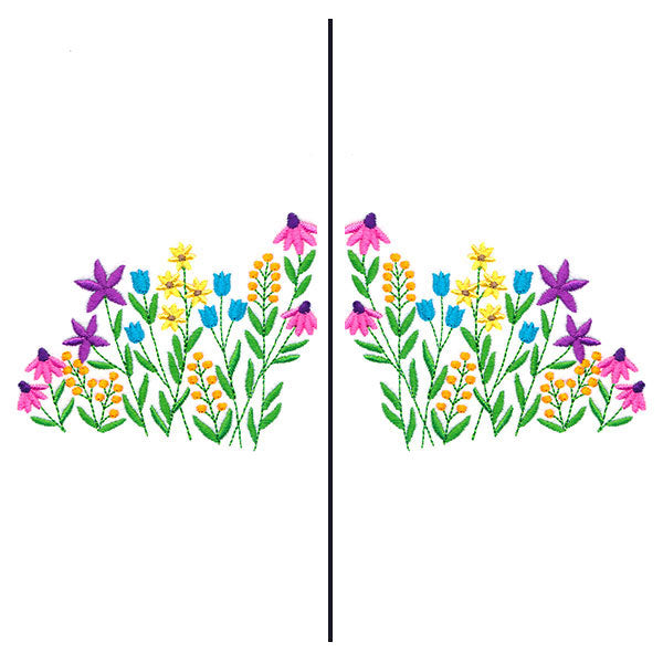 Wild Flourishes Mask Motif