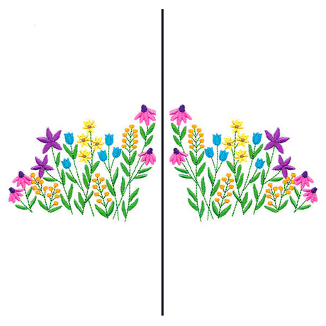 Wild Flourishes Mask Motif