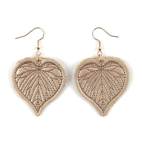 Fall Leaf Leather Earrings (In-the-Hoop)