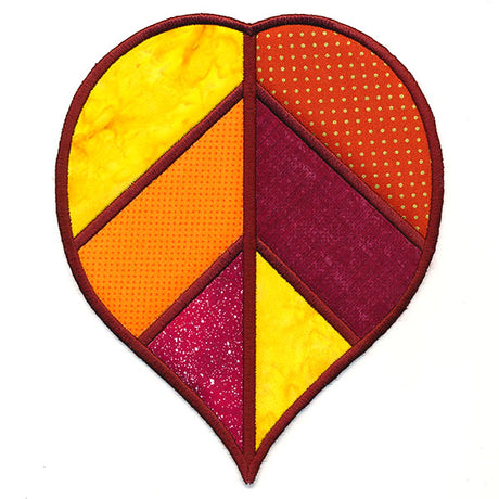 Autumn Leaf Trivet (In-the-Hoop)