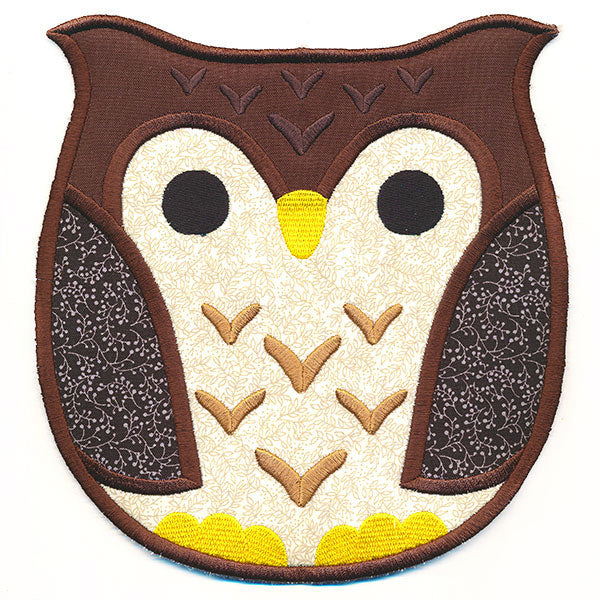Adorable Owl Trivet (In-the-Hoop)