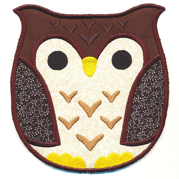 Adorable Owl Trivet (In-the-Hoop)