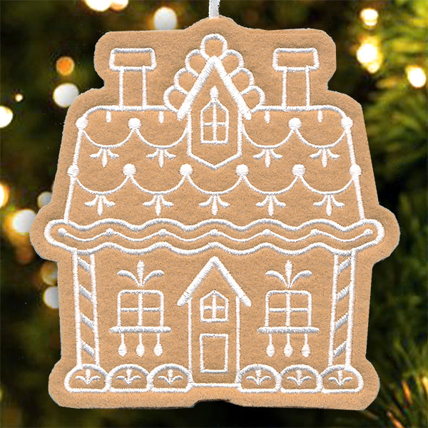 Sweet Gingerbread House (In-the-Hoop)