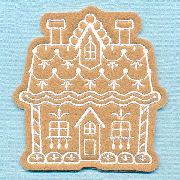 Sweet Gingerbread House (In-the-Hoop)