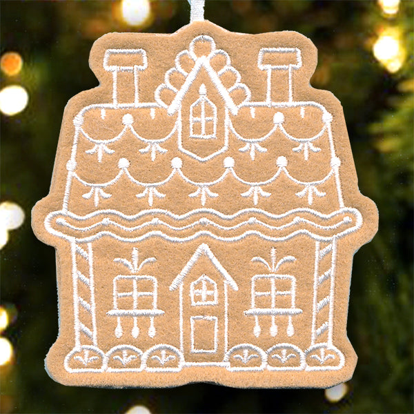 Sweet Gingerbread House (In-the-Hoop)