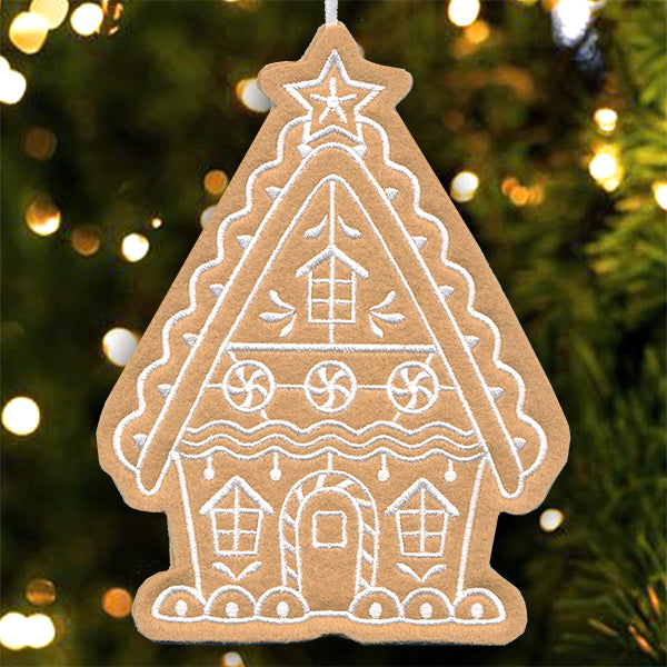 Adorable Gingerbread House (In-the-Hoop)